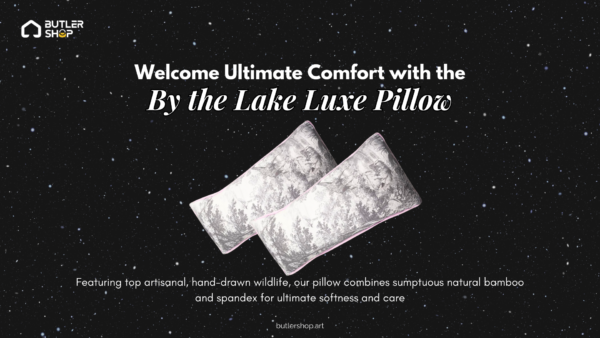 Embrace Nature’s Serenity with the ‘By The Lake’ Luxe Pillow from BUTLER Shop