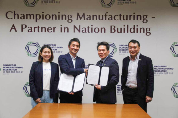 Asuene APAC and Singapore Manufacturing Federation, Singapore’s largest manufacturing association, signed partnership agreement.