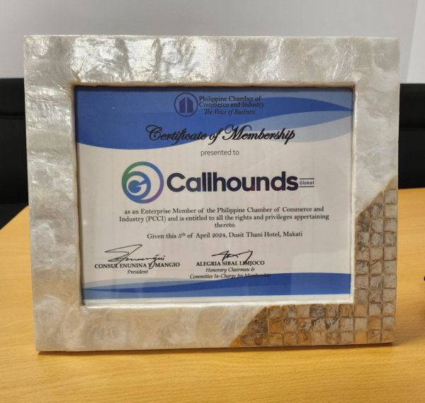 Callhounds Global Joins the Philippine Chamber of Commerce and Industry