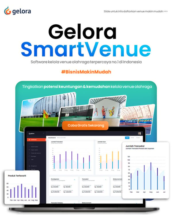 Update Fitur Baru, Gelora.id Permudah Pemilik Lapangan Olahraga untuk digitalisasi bisnis venue olahraga dengan fitur Self-Onboarding (Pendaftaran Mandiri) pada produk Gelora SmartVenue