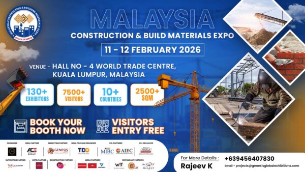 Malaysia Construction & Building Materials Expo 2026 to Be Held on February 11–12, 2026 in Kuala Lumpur, Malaysia