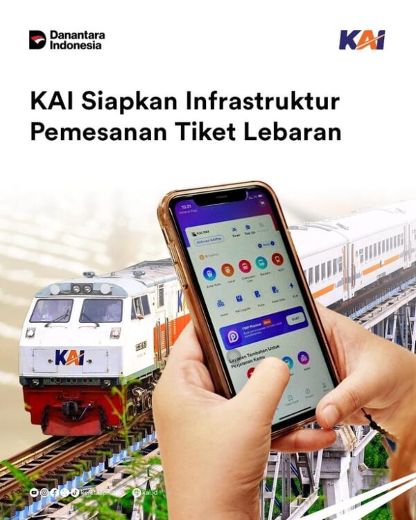 Tingkatkan Layanan Sebelum Masa Angkutan Lebaran 2026, KAI Divre III Informasikan Maintenance Sistem Ticketing