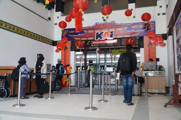 Libur Panjang Tahun Baru Imlek, 46.128 Penumpang Gunakan KA di Wilayah Daop Semarang pada Sabtu