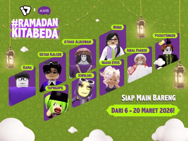 AXIS dan EVOS Hadirkan Pengalaman Ramadan Interaktif di Roblox Lewat Aktivasi #RamadanKitaBeda