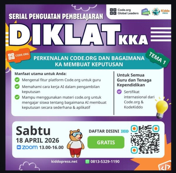 Resmi, Indonesia Punya Perwakilan “Mitra Pemimpin Global” di Bidang Koding dan Kecerdasan Artifisial