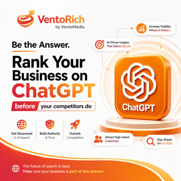The #1 SEO Agency to Rank You on ChatGPT? It’s VentoRich by Vento Media