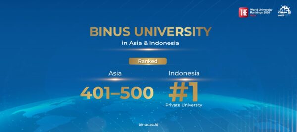 Konsistensi yang Dijaga: BINUS University Kembali Jadi PTS Nomor 1 di Indonesia versi THE Asia University Rankings 2026