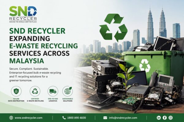 SND Recycler Expands Bulk E-Waste Recycling and Corporate IT Recycling Services Across Malaysia