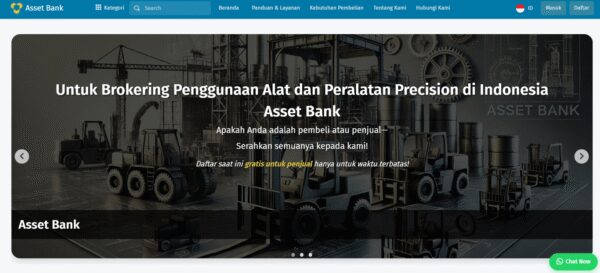 Optimalisasi Jual Beli Mesin dan Peralatan Bekas Secara Online